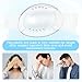 Dimeho Eye Shield After Cataract Surgery 4 Pcs Plastic Medical Eye Patch Clear Eye Shield with Ventilation Holes Breathable Eye Shields After Lasik Eye Protection for Adult