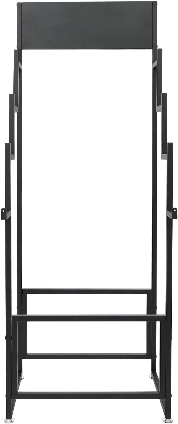 Sample Carpets Display Rack,Rug Display Rack,Floor Standing Metal Carpet Scarf Display Stand,Commercial Organizer Holder for Retail Store (Black)