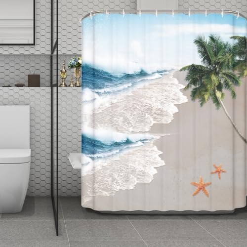 Rideau de douche anti moisissure imperméable pour baignoire nette