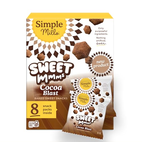 Simple Mills Cocoa Blast Sweet Mmms Baked Snack Packs, 8