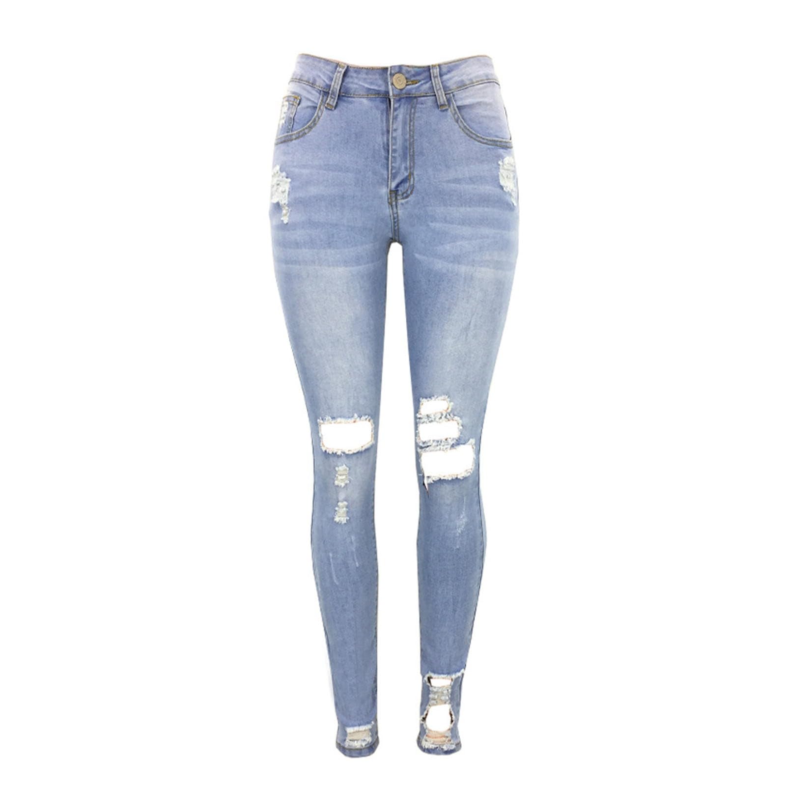 Jean clair extensible moulant effet silhouette affinée XXL - 8