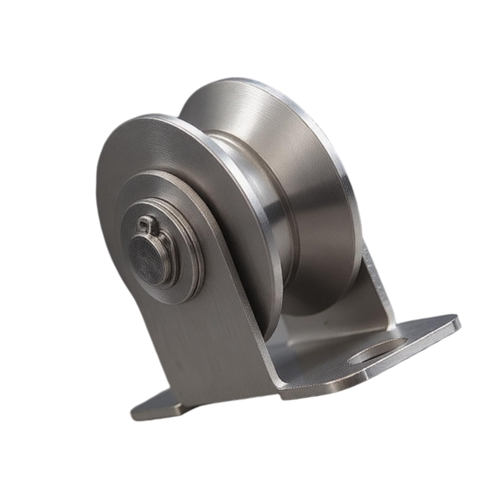 Fixed Bracket Pulley Wheel Stainless Steel Track Roller with V Grooves Bearing for Door Rails Wardrobe Slides Factory Carts Dock Sliding Door Track Pulley Wheel