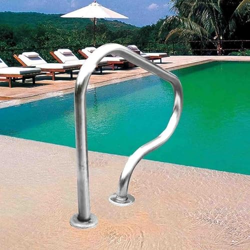 Marches antidérapantes pour une utilisation sûre en intérieur et en extérieur, installation facile et design durable pour l'accès à la piscine