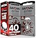 Produktbild 40 Batterien für Hörgeräte Rayovac Extra 312. - 5 Blister à 8 Batterien