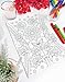 Chintz Design predrawn Canvas | Stretched primed canvas to color | 8 x 12 Inches |Premium Handmade Premarked Canvas |Art and Sip Party, DIY Kit,Party favor |Easy & fun drawings to color |Wall Art