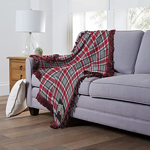 Northwest-The-Company-NCAA-Ohio-State-Buckeyes-Woven-Jacquard-Throw-Blanket-48-x-60-Athletic-Word-Tartan
