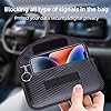 Faraday Bag for Key Fob, 2 Pack Car Key Pouches Leather Keyless Entry Case Car Keys Safe Protector RFID Anti-Theft Signal Blocking Cages Key Blocker Bags #4