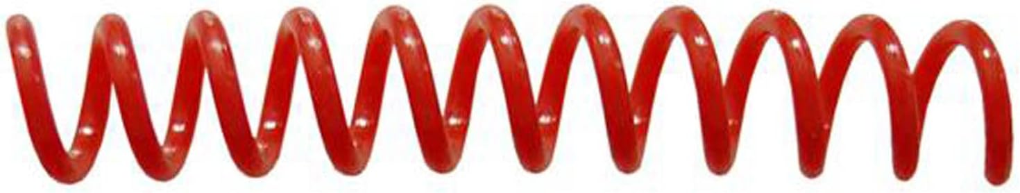 Spiral Coil Binding Spines 8mm x 915mm (5/16 x 36-inch) 4:1 [pk of 100] Color: Light Red (PMS 7626 C)
