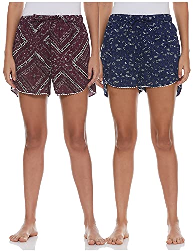 Image of Longies Women's Cotton Blend Shorts (Pack of 2)