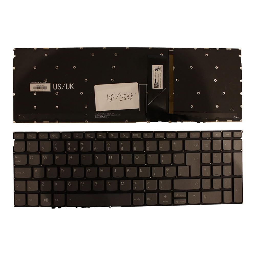 Clavier PC portable rétro-éclairé gris pour une frappe nocturne précise