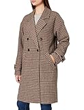 Cuello Vero Moda Vmelsie Long Wool Check Jacket Ga Abrigo, Emperador/Checks:, S para Mujer