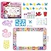 Toddlers Toys Water Doodle Mat: 48 X 32 Inch Large Mess Free Coloring & Drawing Mat - Instant Drying - Kids Educational Toys for Girls Age 3-5 Home Activities - Birthday/Christmas Gifts for Girls Boys