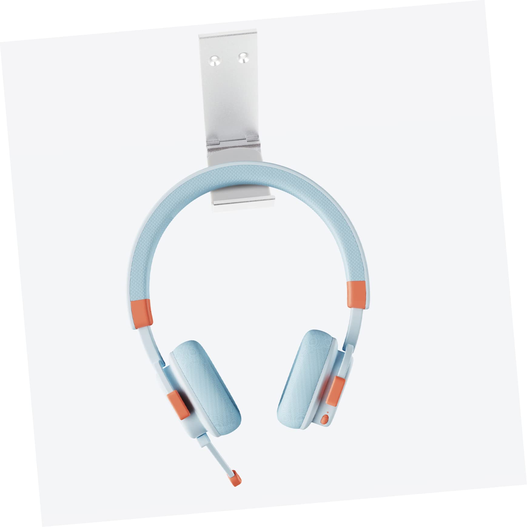 HOMSFOU 4sätze Aluminium Kopfhörerständer Halterung Für Headsets Stabil Und Langlebig Tragkraft Zur Aufbewahrung Und Organisation Von Gaming Kopfhörern Silberfarben