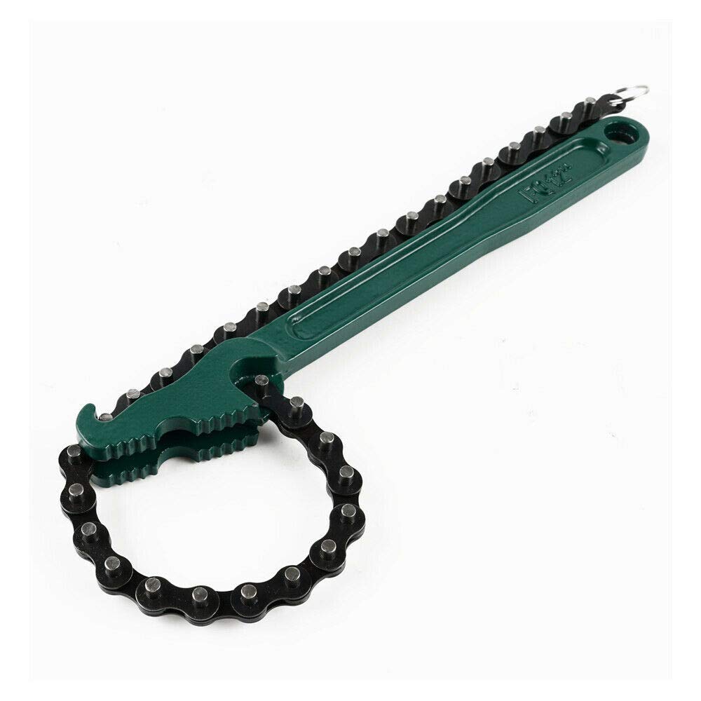 Universal Oil Filter Wrench 12 inch Grid Filter Chain Spanner Wrench Auto Chain Type Oil Fuel Filter Filters Remover Tool
