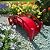 SamsGazebos Miniature Japanese Wood Garden Bridge, Red, Assembled, 25" Long X 11" Tall X 11-1/2" Wide, Made in USA