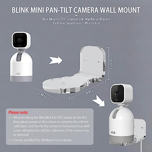 Support mural Blink Mini Pan-Tilt en acrylique transparent x2 - 2