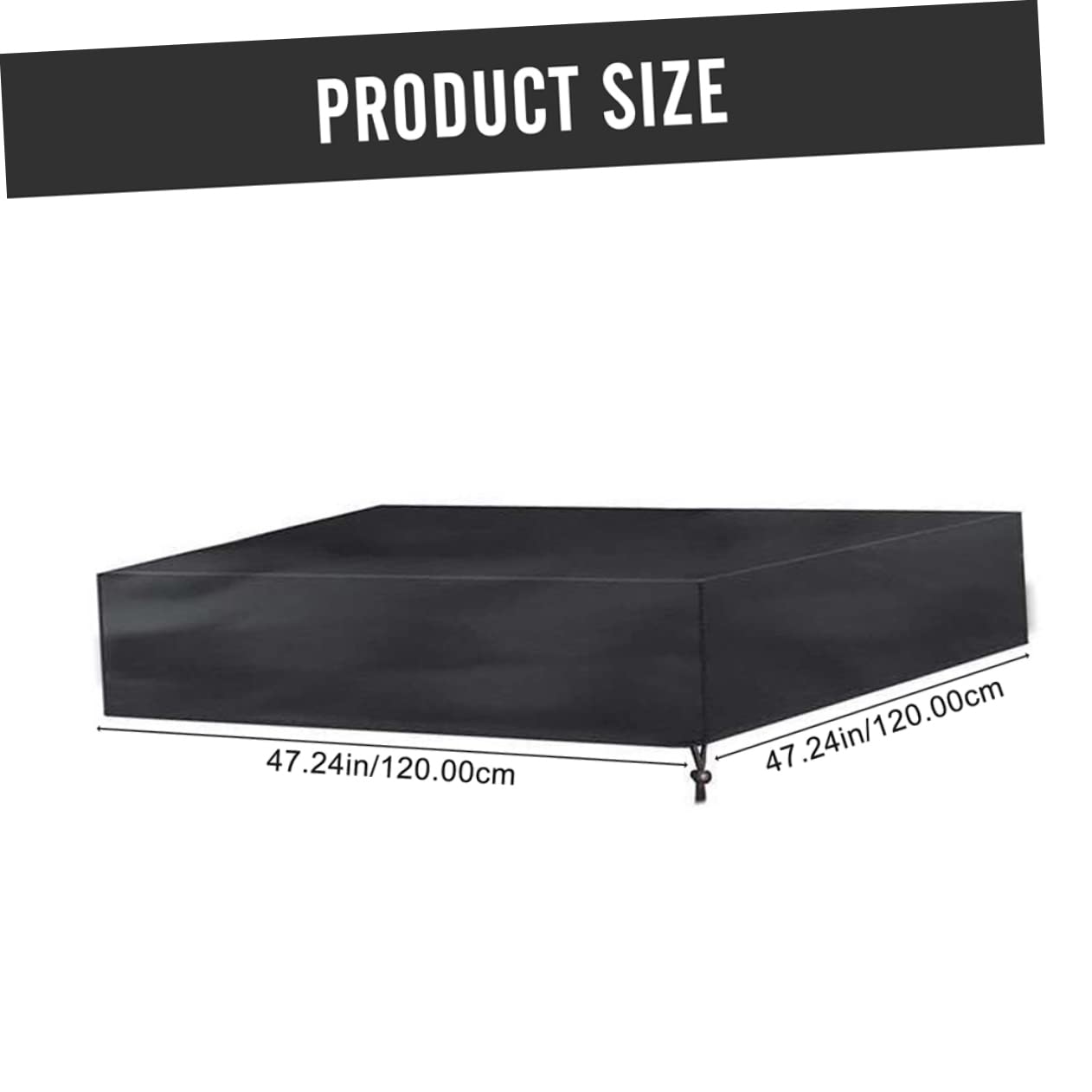 MERRYHAPY Waterproof Sandbox Cover with Drawstring Square Canopy for Outdoor Garden and Backyard 1pc Protection Cover