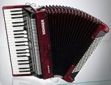 A4083 HOHNER BRAVO III 120 ROJO Acordeones Tipo Piano