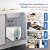 Ageanbri Under Sink Instant Water Heater 2.11 Gallons Electric Mini Tank Water Heater 110V 1500w Kitchen RV Trainer Compact Storage Heaters Wall or Floor Mounted