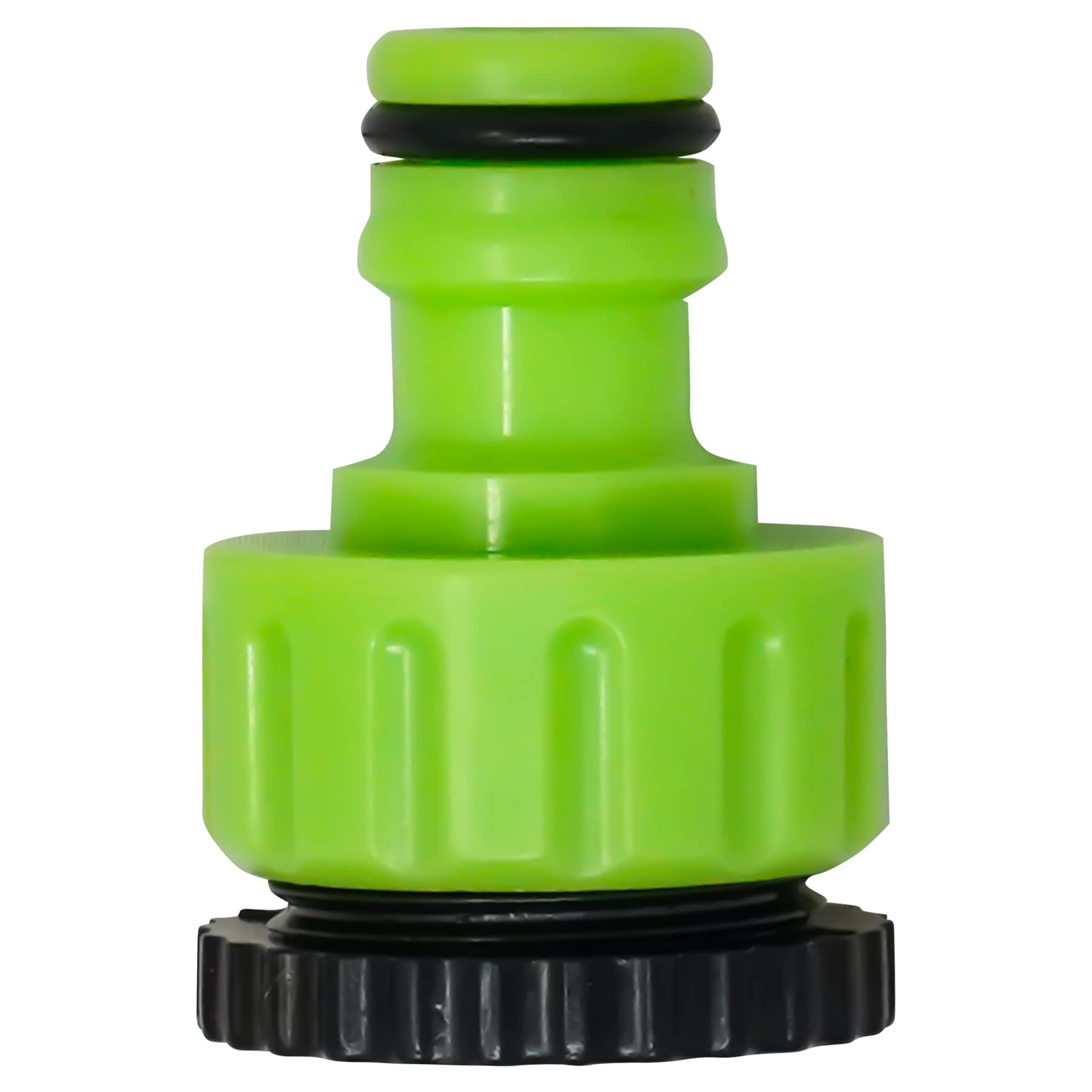 Dapetz Men's ® Tap Adaptor 1/2" & 3/4" Outdoor Garden Watering Water Hose Tap Pipe 2 In 1 Abs Plastic Connector Threaded Faucet Adapter Fitting Converter To Universal
