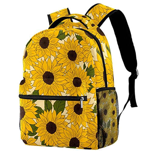 Sac à dos avec porte-bouteille Leisure Campus à motif roses pour voyage et trajets quotidiens
