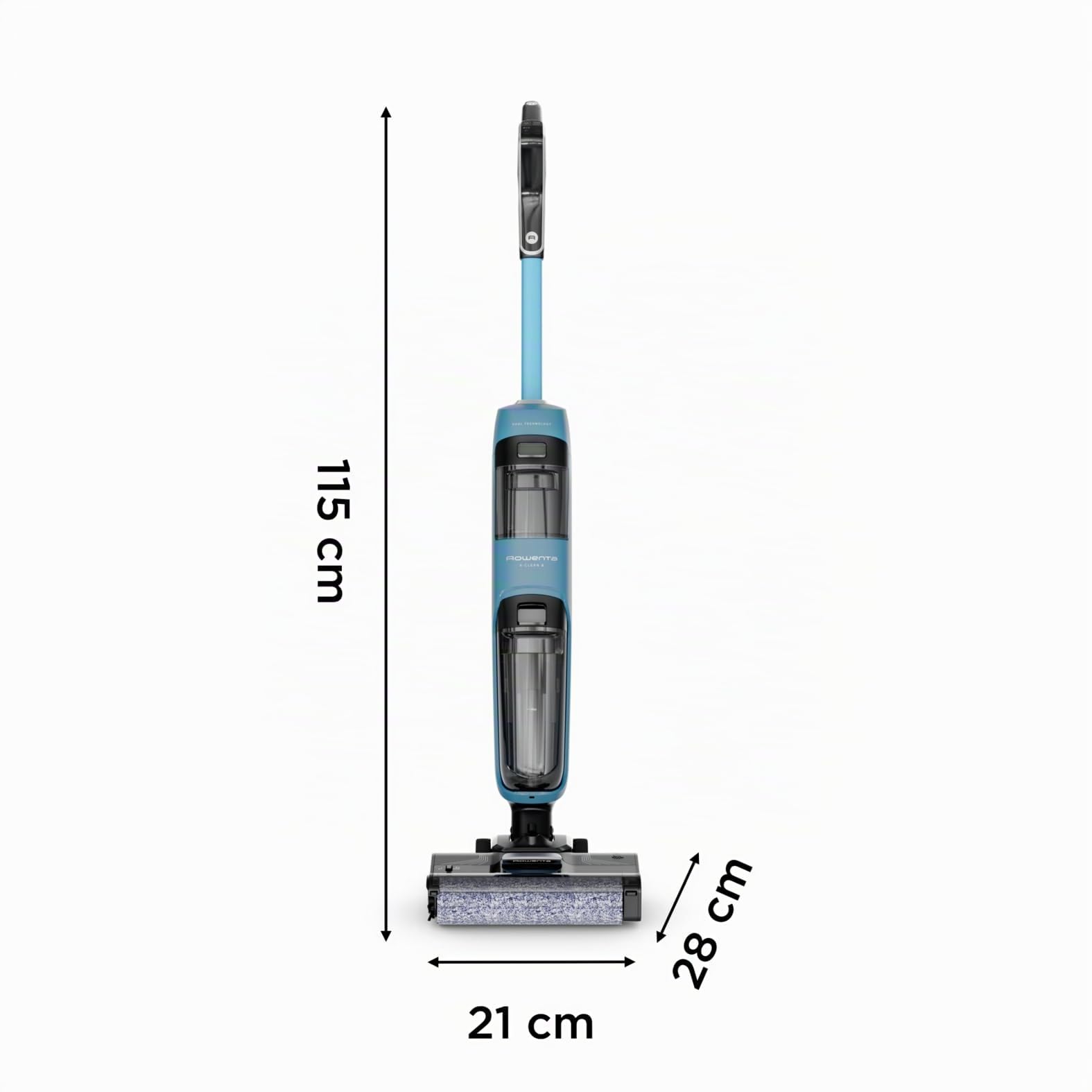 Rowenta X-Clean 2, Lavapavimenti Senza Fili, Aspira e Lava, Auto-Pulizia, Fino a 35 Minuti di Autonomia, con Accessori Inclusi, GZ2271