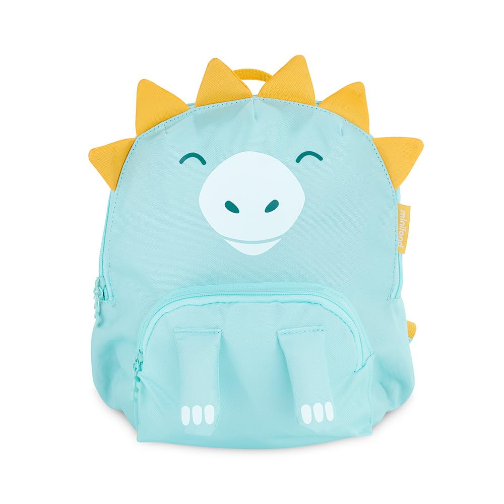 Miniland - Kids Dinosaur Backpack, Thermal Backpack for Children, Comfortable and Fun (Jurassic)