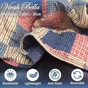 Virahbella3piecequeencabinquiltbeddingsetmountaincabinbluerusticcountryreversiblepatchworkcomfortersetwithdecorativepillowshamsbluetan Urban Country Home Decor Virah bella 3 piece queen cabin quilt bedding set mountain cabin blue rustic country reversible patchwork comforter set with decorative pillow shams bluetan urban country home decor