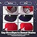 MAGICAL CAP SOLUTIONS Hat Cleaning Kit – 4-Step Headwear Cleaner with Foam, Brush, Deodorizer & Protector – Safe for Baseball Caps, Snapbacks & All Types of Fabrics