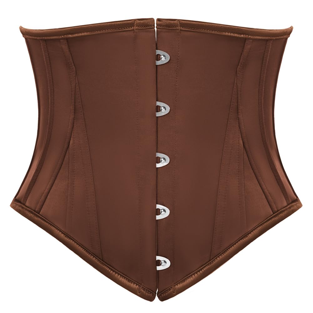 SCARLET DARKNESS Ceinture corset vintage à lacets pour femme style steampunk médiéval large ceinture