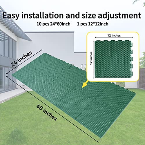 Deck Tiles, Outdoor Patio Flooring, Waterproof Tiles For Pool, Garden, Garage And Bathroom, Easy To Cut, 12''X12'' Heavy-Duty Interlocking Tiles, Maximum Bearing Capacity Up To 6613 Lbs #TOP1