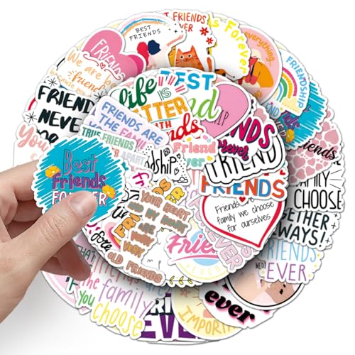 Pegatinas de amistad con frases en inglés | Comparte momentos y decora el teléfono con tus amigas 6