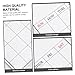 ARTIBETTER 2pcs Erasable Magnetic Fridge Message Board for Home Planning Soft Magnetic Dry Erase Board for Organizing Schedules and Sharing Notes Family