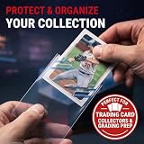 Ultra Pro - Premium Clear 100ct. Card Sleeves to Protect Sports Cards, Baseball / Football Cards, and Collectible Cards, Standard Size