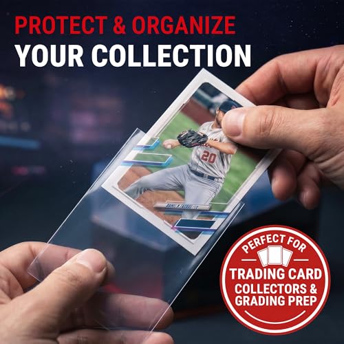 Ultra Pro - Premium Clear 100ct. Card Sleeves to Protect Sports Cards, Baseball / Football Cards, and Collectible Cards, Standard Size