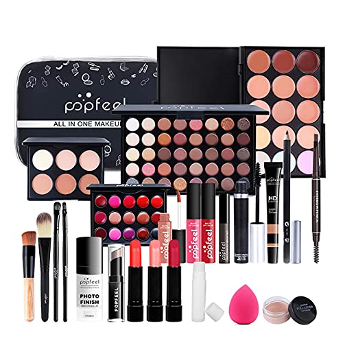 All in One Makeup Kit Makeup Kit for Women Full Kit Multipurpose Makeup Kit-Makeup Brush Set,Eyeshadow Palette,Lip Gloss Set, Makeup Bag,Eyebrow Pencil,Mascara and Face Makeup All in One Makeup Kit Makeup Kit for Women Full Kit Multipurpose Makeup Kit-Makeup Brush Set,Eyeshadow Palette,Lip Gloss Set, Makeup Bag,Eyebrow Pencil,Mascara and Face Makeup