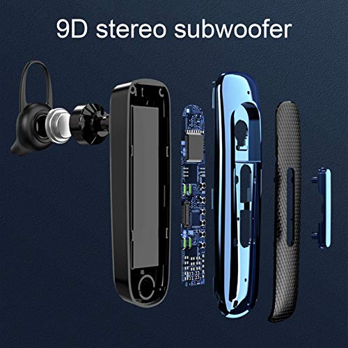 Heave Wireless Bluetooth Headset With Cvc8.0 Noise Cancelling Mic Bluetooth Earpiece,Ipx 5 Waterproof Earbud Car Headset With 20 Hours Playback Time For Hands Free Calls Pink #TOP4