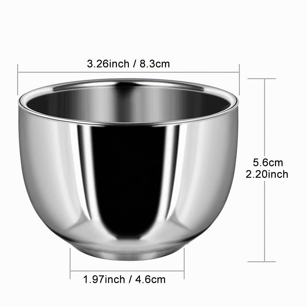 GRUTTI 2 in1 Rasierset für männer - Rasierhobel Ständer und Edelstahl-Rasierschale - Halter und Schüssel Set, Perfekte Vatertagsgeschenke für Männer, Väter, Freunde