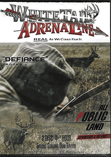 Whitetail Adrenaline - Defiance Round 1 - 2 DVD set All Public Land Wh