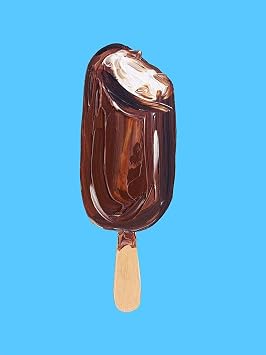Magnum Ice Cream Poster Print - Alice Straker 18 x 24