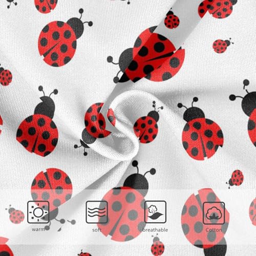 Wusikd Ladybug Girls Underwear Cotton Funny Girls Briefs Soft Toddler Underwear 2T Multi3
