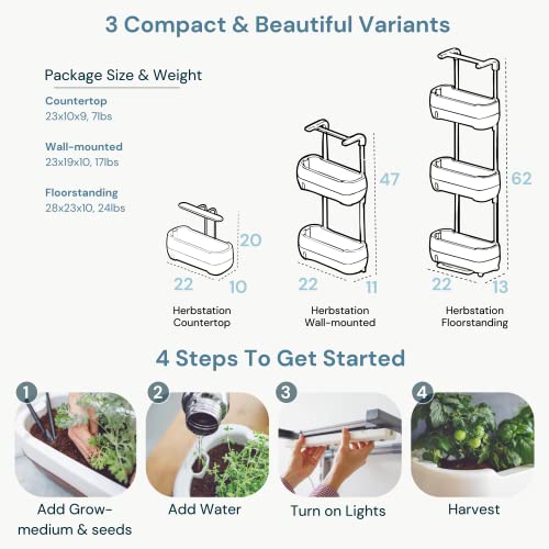 Altifarm Herbstation Home Indoor Garden. This Indoor Herb Planter Is Perfect For You To Grow Vegetables Indoors. Great As A Standalone Self Watering Planter Or Vertical Growing System. #TOP5