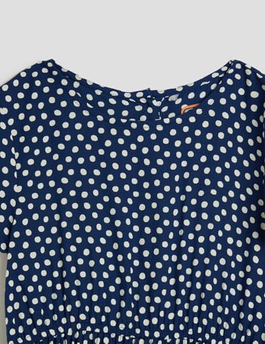 Image of Amazon Brand - Symbol Girls Fit and Flare Printed Rayon Dress | Age 6-14 Years