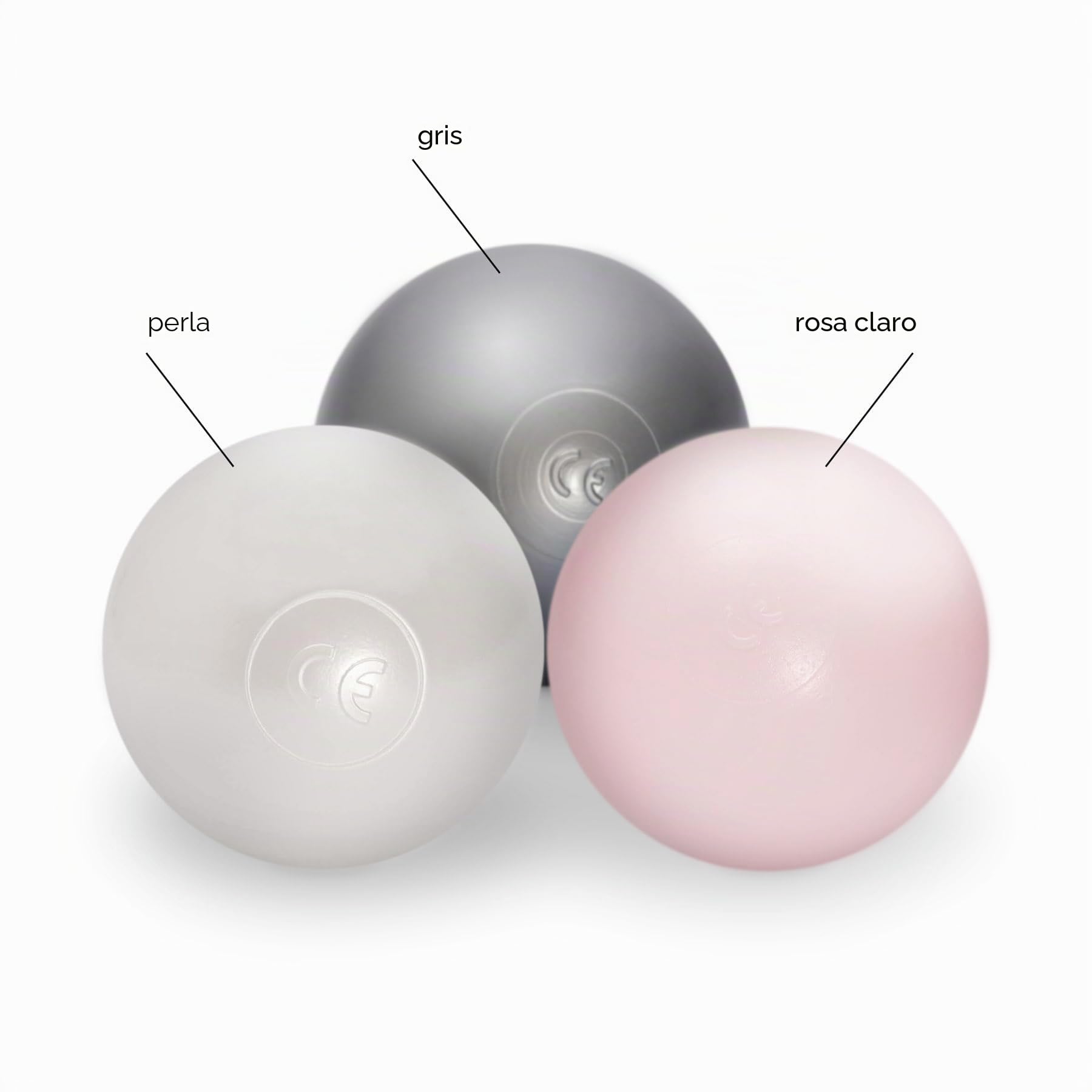 MISIOO Smart Piscina de Bolas 90 x 30 cm Redonda para Niños Pequeños