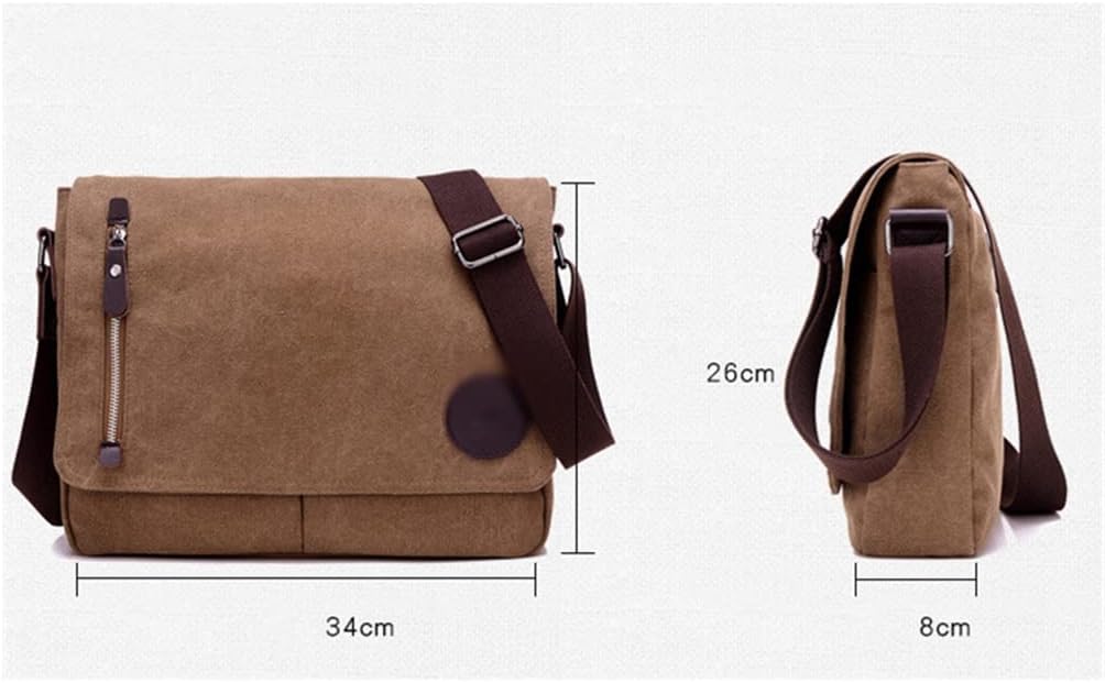Men's Crossbody Canvas Messenger Bags Leisure Shoulder Casual Travel Package Male Cross Body Bags