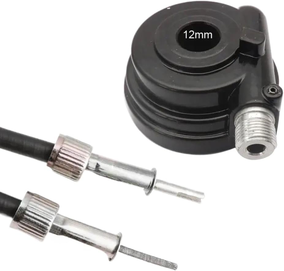 Speedometer Drive Gear With Line Compatible With GY6 49 50 150 Scooter 12mm 10mm(12mm)