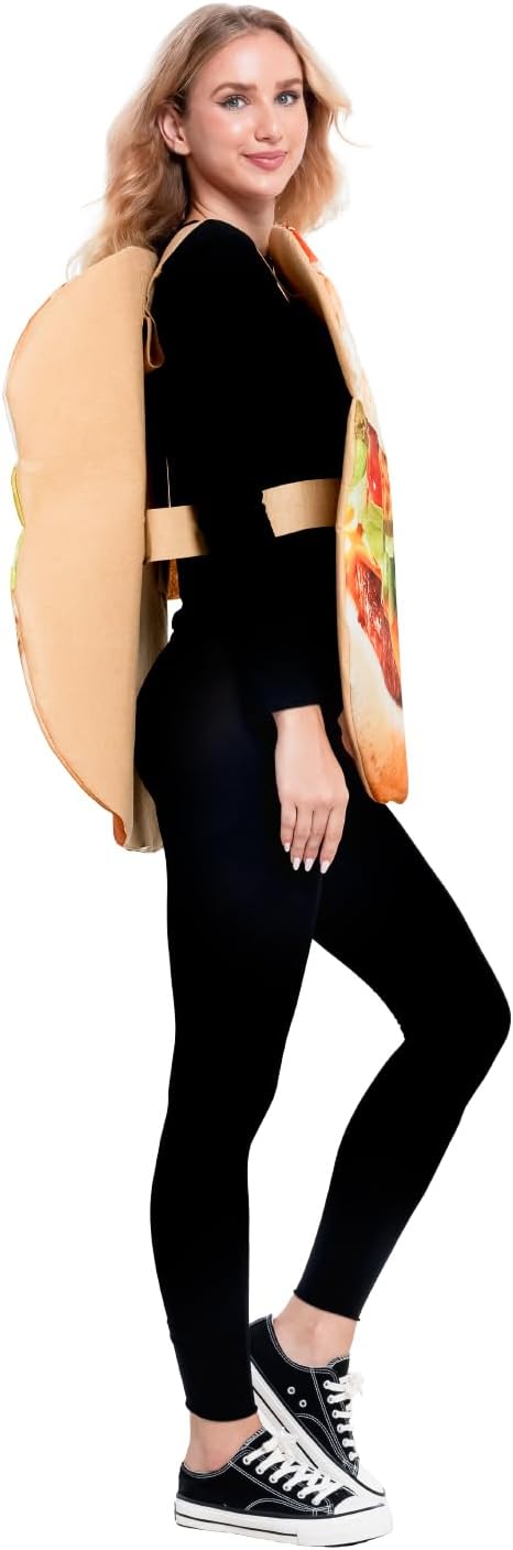 Seasons Adult Hamburger Costume, Novelty Halloween Outfit, One size - Image 3