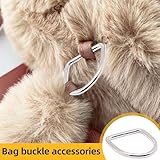 20PCS D rings Made of Zinc Alloy Material Sturdy and Durable D rings for Bags Have Load Bearing Characteristics and Impact Resistance D Ring Used as Handbags Belts Backpacks Dog Collar Harness - Image 5