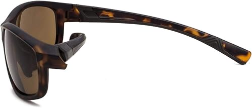Miniatura 3 de Eyekepper Gafas de sol bifocales deportivas para lectores al aire libre TR90 irrompible mate negro-azul marco lente marrón +1.75