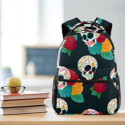 Sac à dos décontracté durable étudiants avec imprimé fleurs